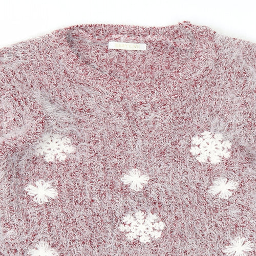 BESTLIVE  Womens Pink   Pullover Jumper Size M  - Christmas