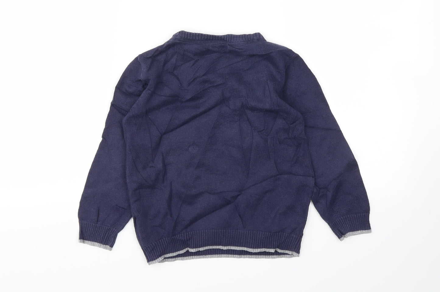 Blue Zoo Boys Blue   Pullover Jumper Size 3-4 Years