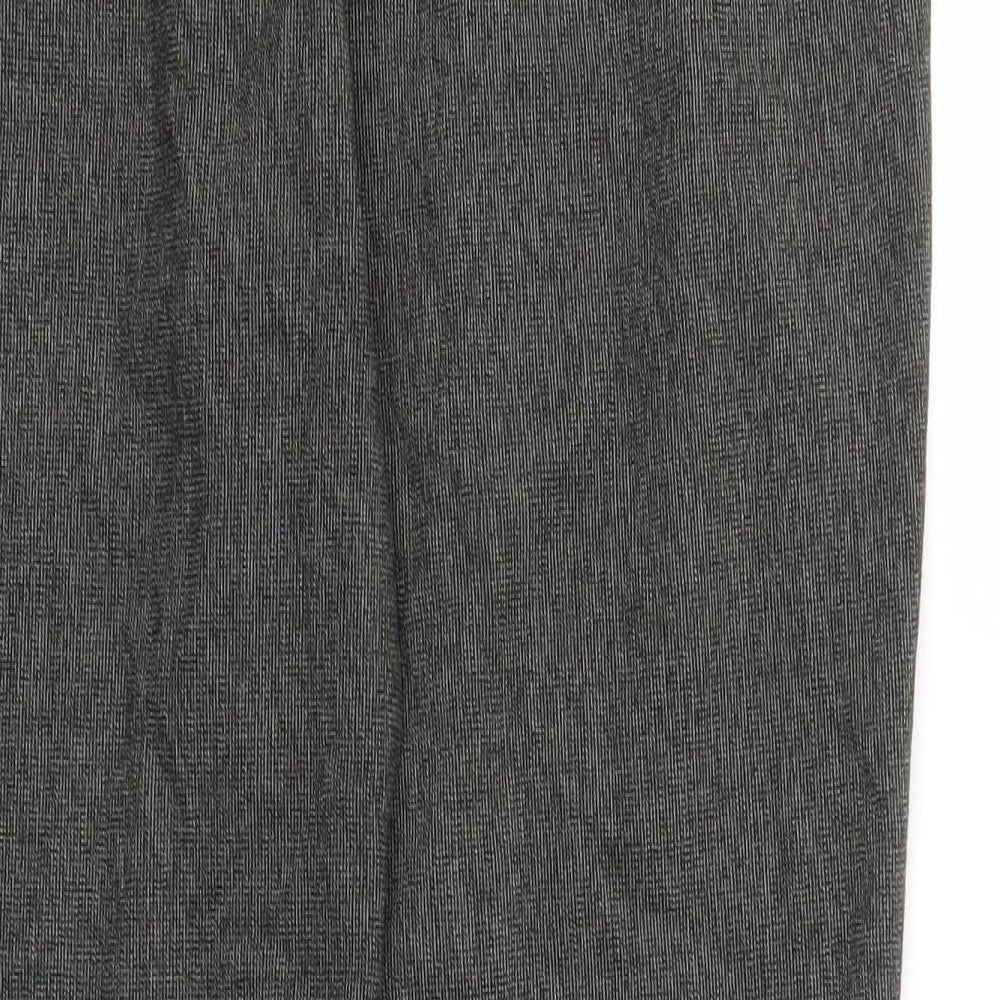 M&S Womens Grey   Trousers  Size 12 L26 in
