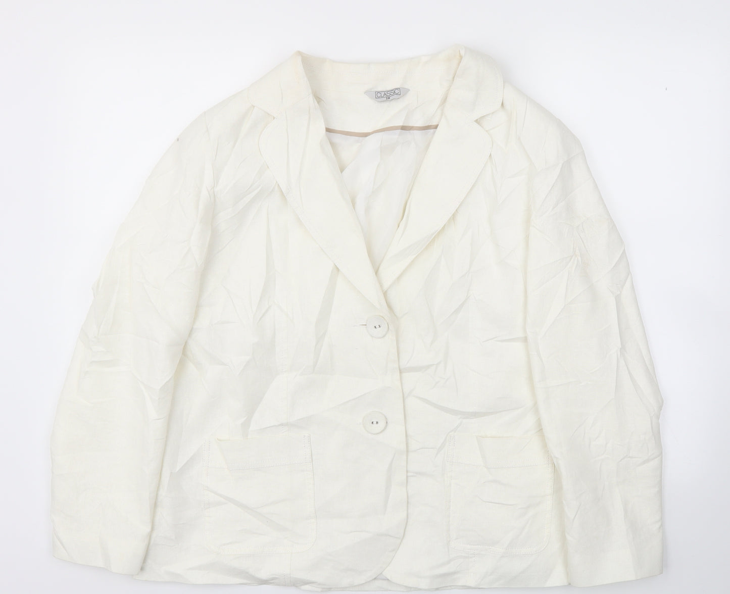 Classic Womens Ivory   Jacket Blazer Size 18