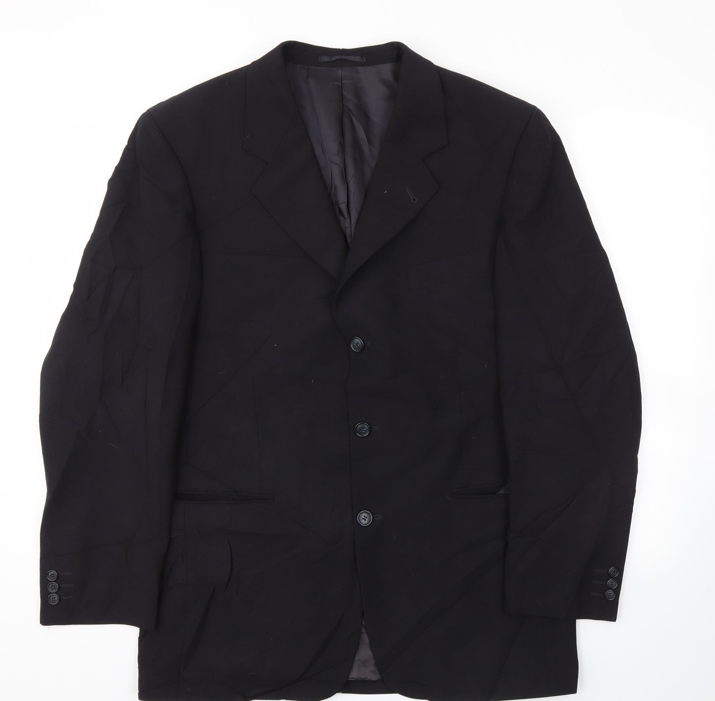 Preworn Mens Black   Jacket Blazer Size 40