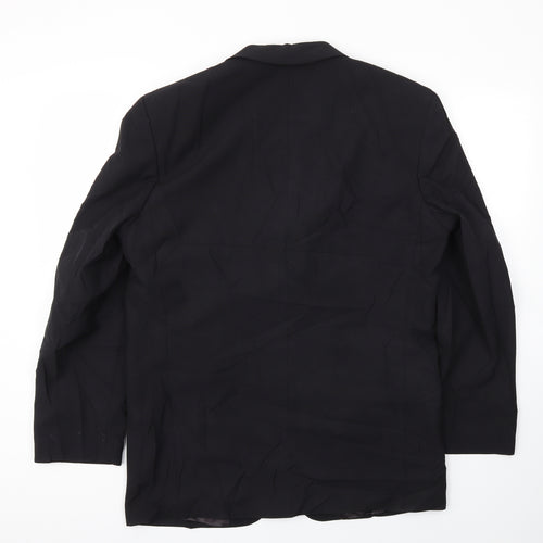 Preworn Mens Black   Jacket Blazer Size 40