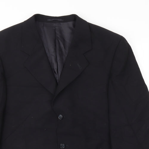 Preworn Mens Black   Jacket Blazer Size 40