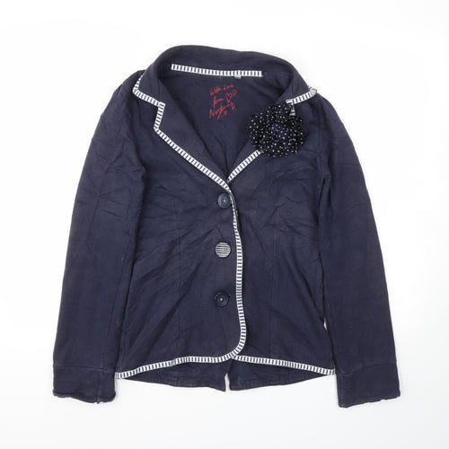 NEXT Girls Blue   Cardigan Jumper Size 12 Years
