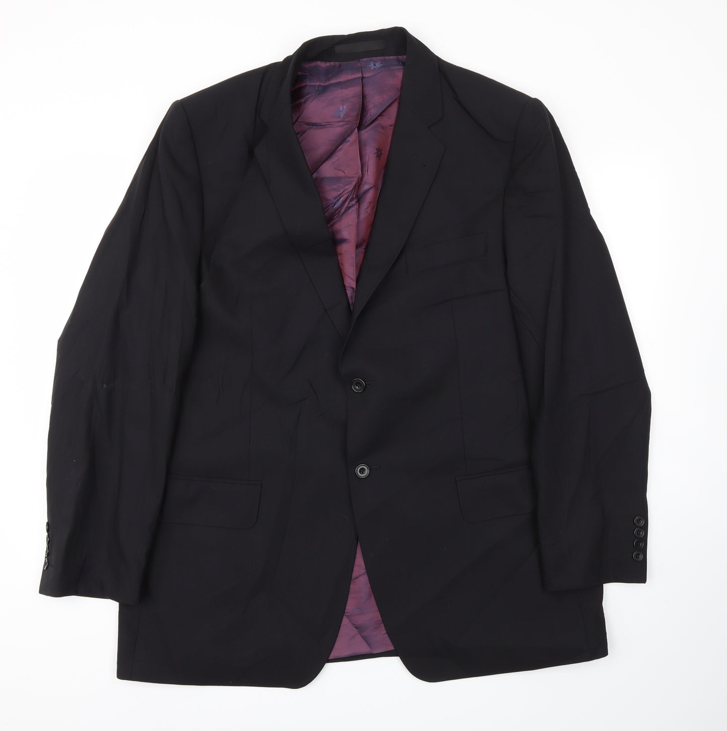 M&S Mens Black   Jacket Blazer Size 44