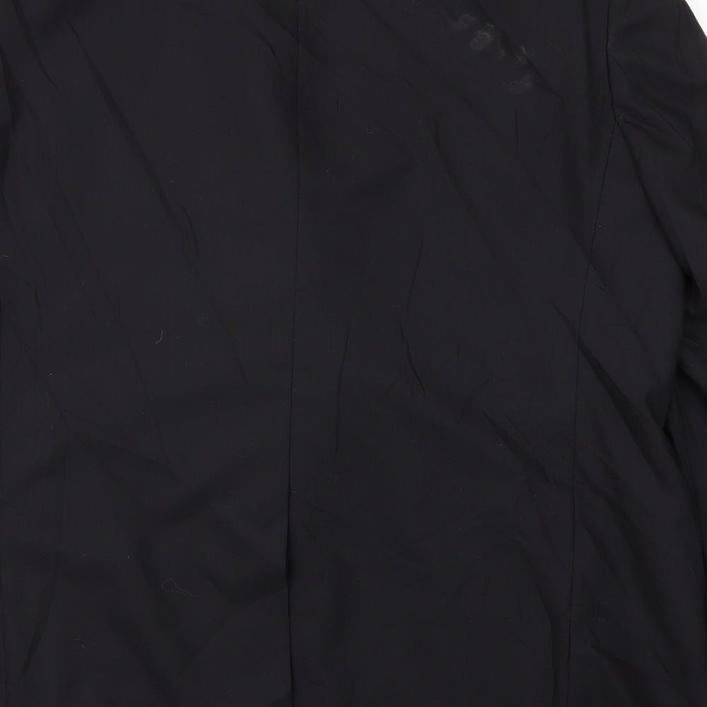 M&S Mens Black   Jacket Blazer Size 44