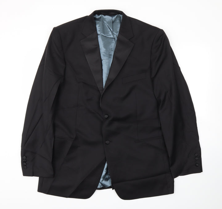 jhon lewis Mens Black   Jacket Blazer Size 44