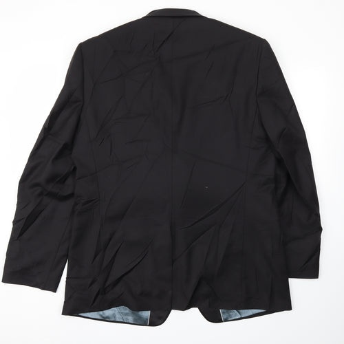 jhon lewis Mens Black   Jacket Blazer Size 44