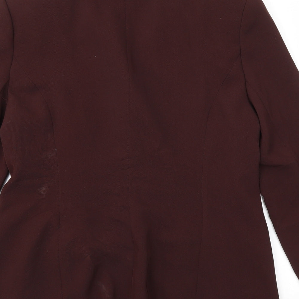 Yessica Womens Brown   Jacket Blazer Size 10