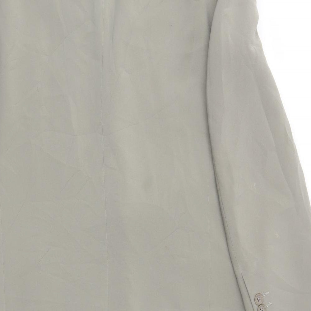 DEVICE Womens Green   Overcoat Coat Size 40