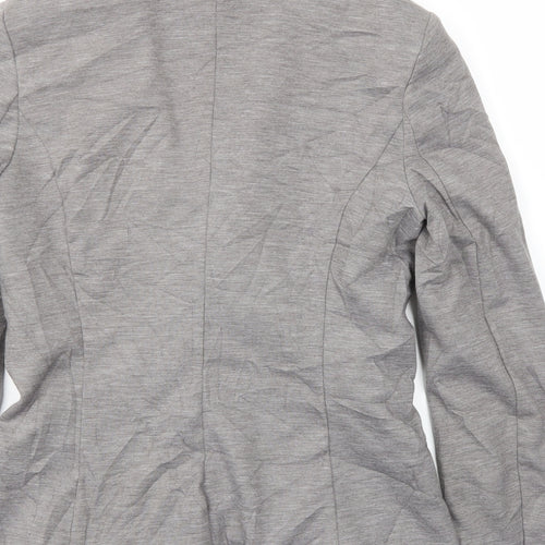 H&M Womens Grey   Jacket Blazer Size 8