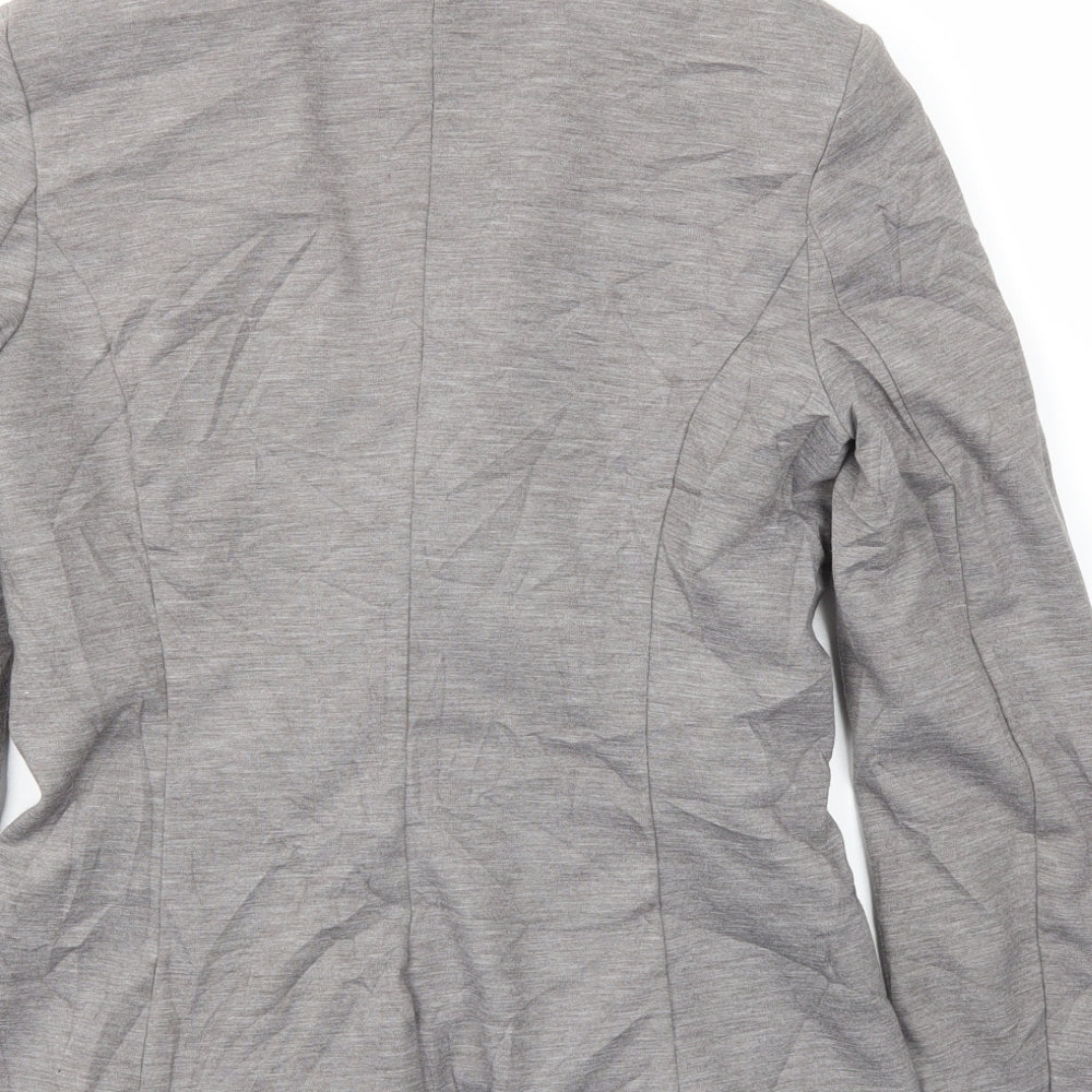 H&M Womens Grey   Jacket Blazer Size 8
