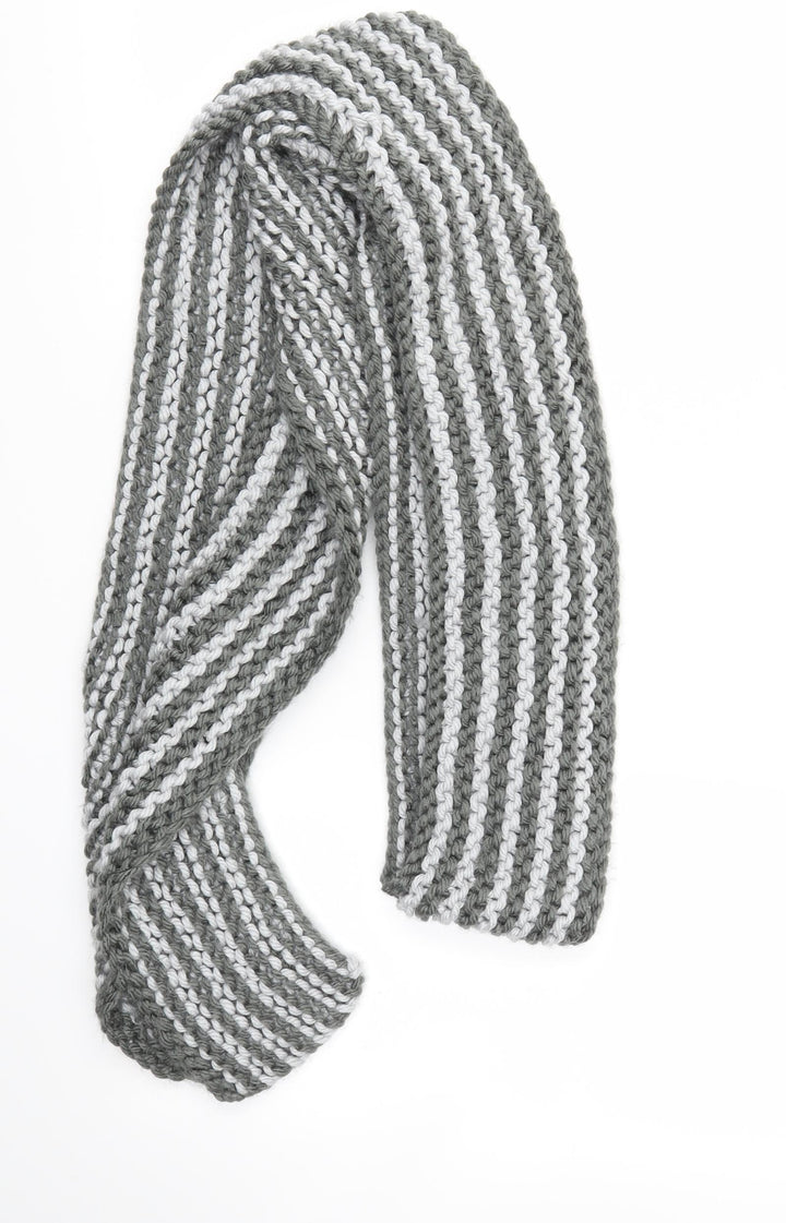 Preworn Unisex Grey Scarf Size Regular