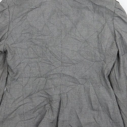NEXT Womens Grey Houndstooth  Jacket Blazer Size 8