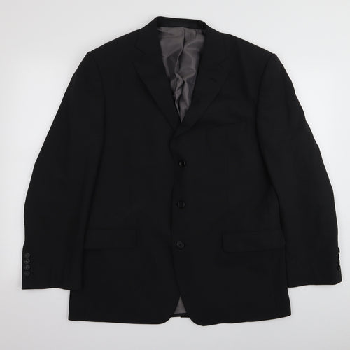 M&S Mens Black   Jacket Blazer Size 42