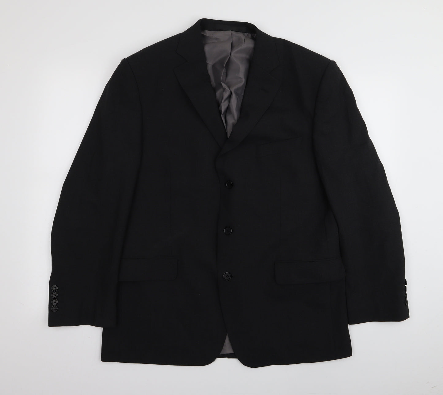 M&S Mens Black   Jacket Blazer Size 42