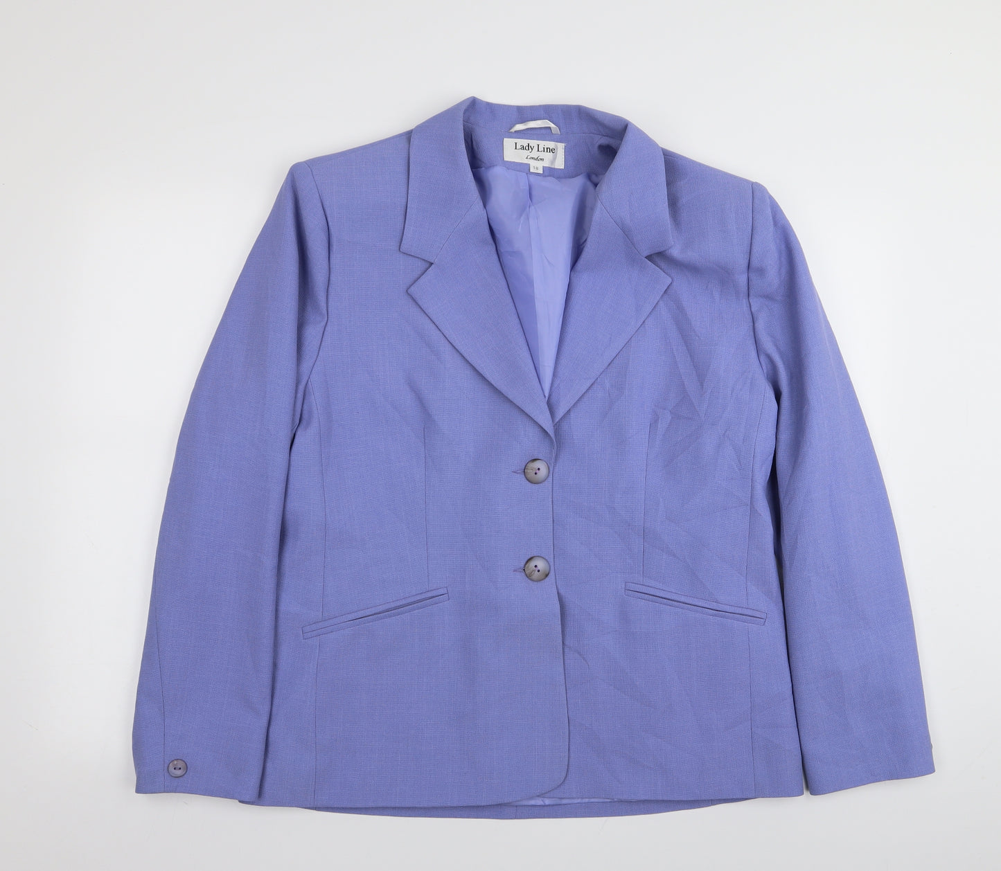 lady line Womens Purple   Jacket Blazer Size 18