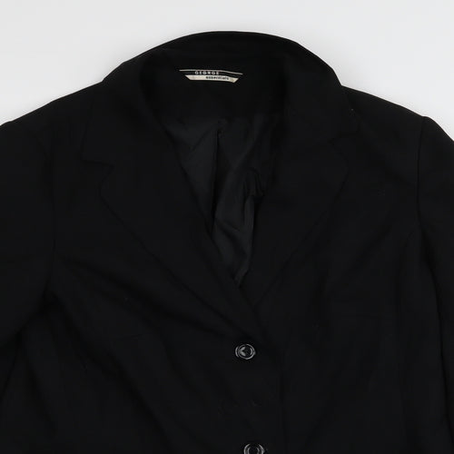 Asda George Womens Black   Jacket Blazer Size 12