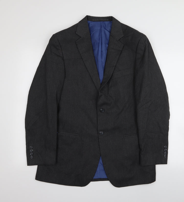 M&S Mens Grey Jacket Blazer Size 40