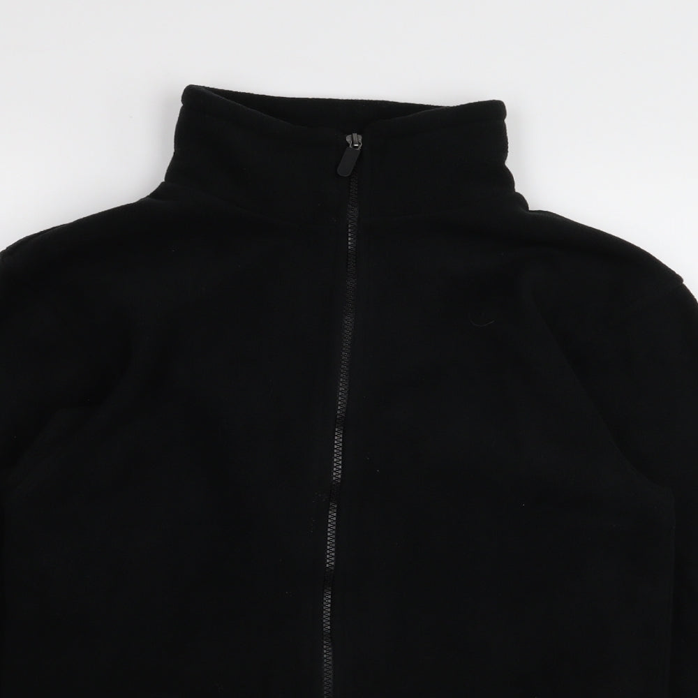 Alexandra Mens Black   Full Zip Jumper Size XS  - flece