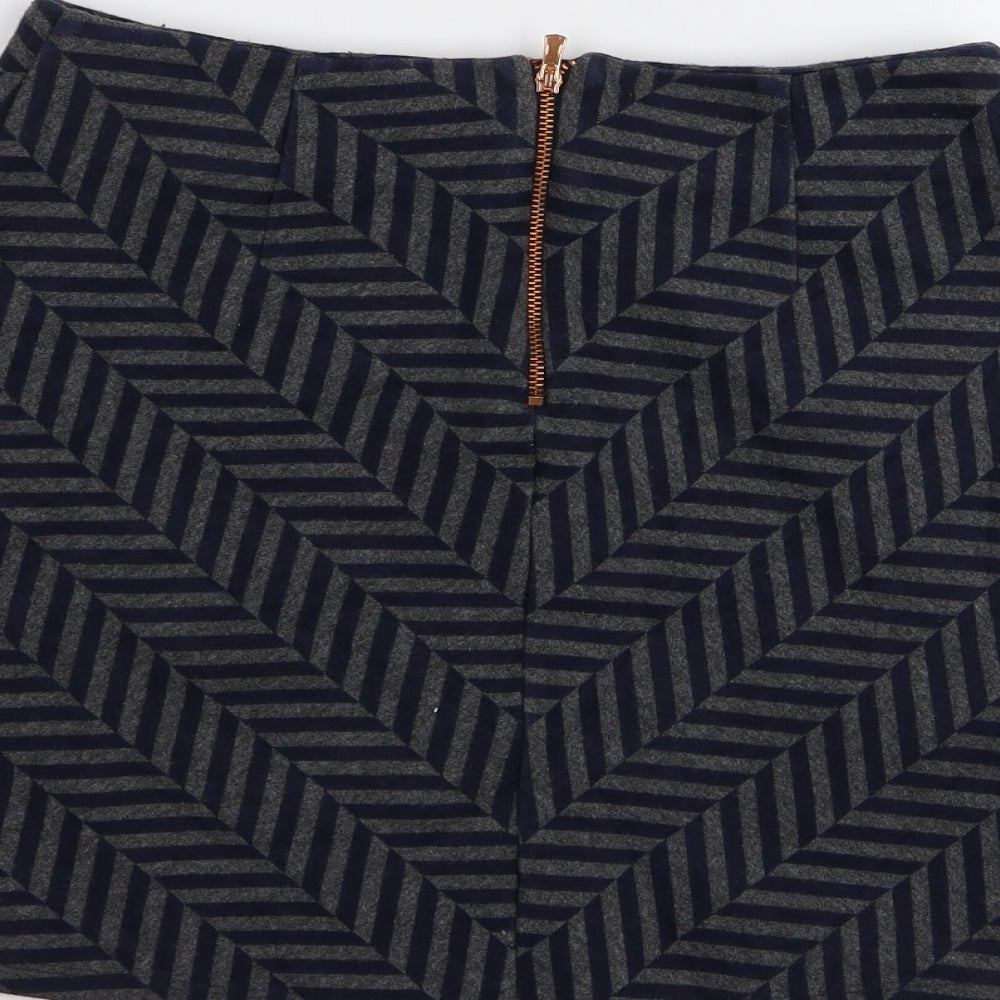 NEXT Womens Multicoloured Geometric  Mini Skirt Size 6