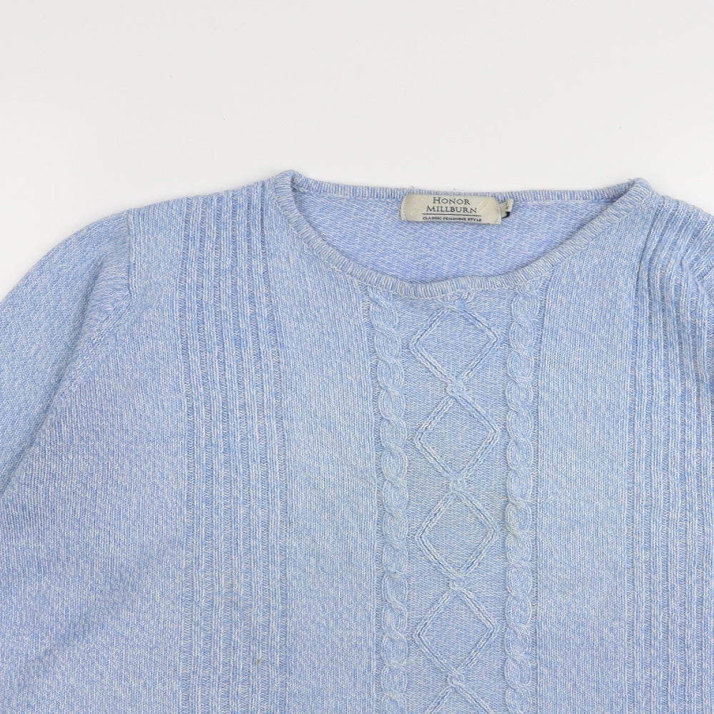 Honor Milburn Womens Blue   Pullover Jumper Size 14