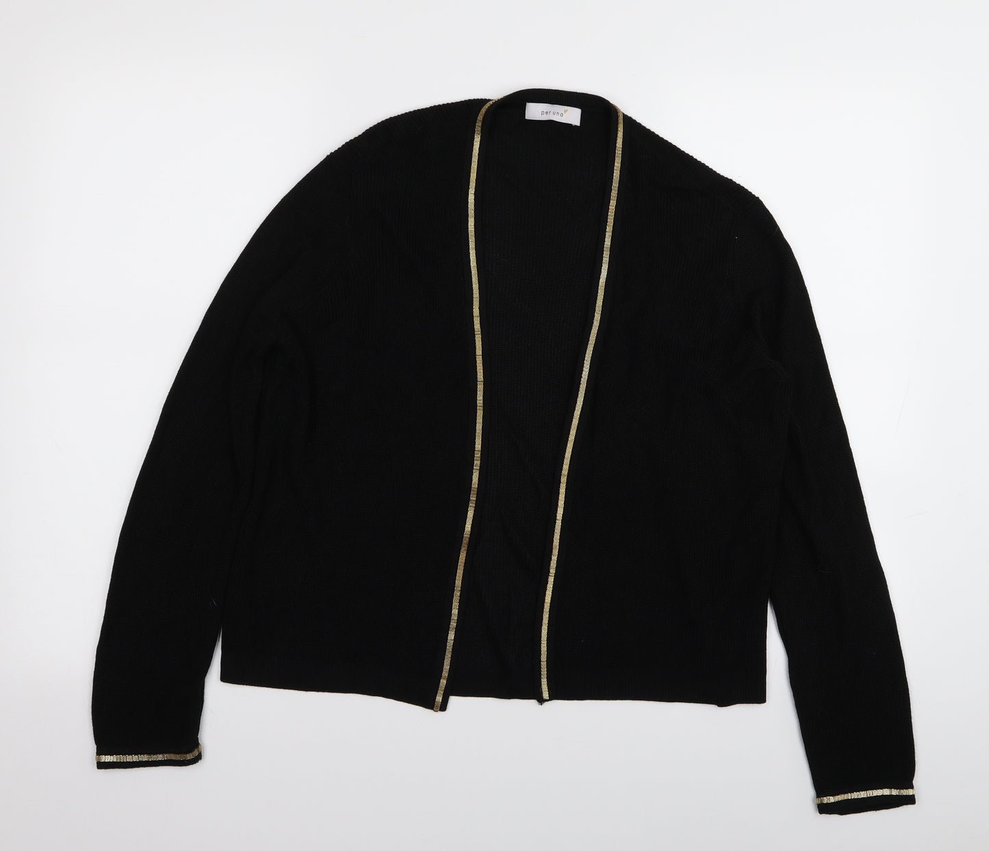 Per Una Womens Black   Cardigan Jumper Size 12
