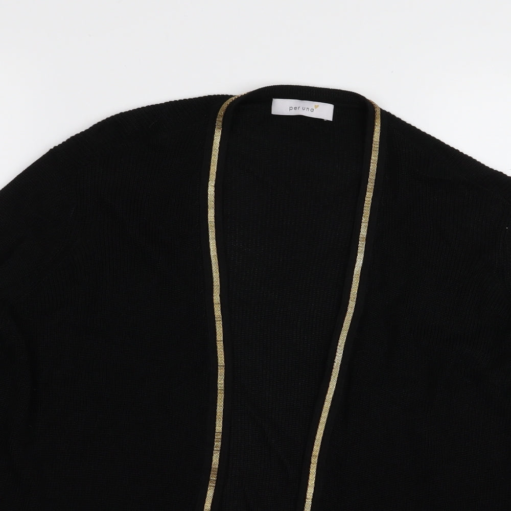 Per Una Womens Black   Cardigan Jumper Size 12