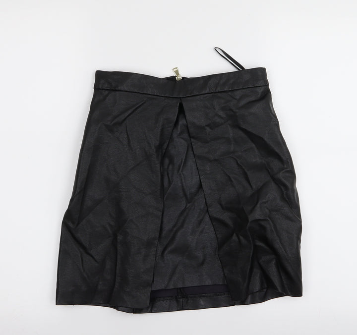 River Island Womens Black   Mini Skirt Size 8