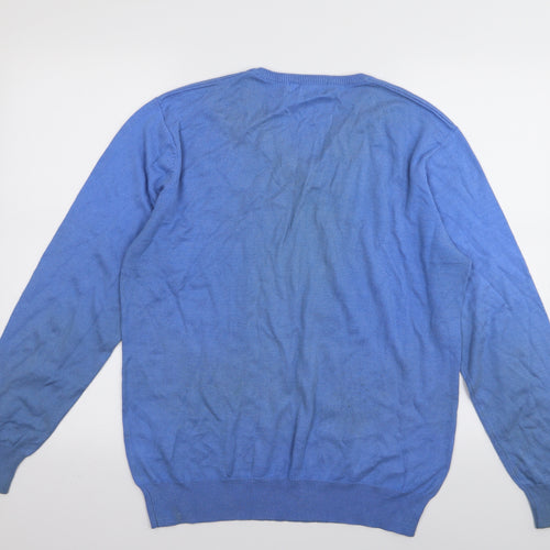 Greenwoods Mens Blue   Pullover Jumper Size M