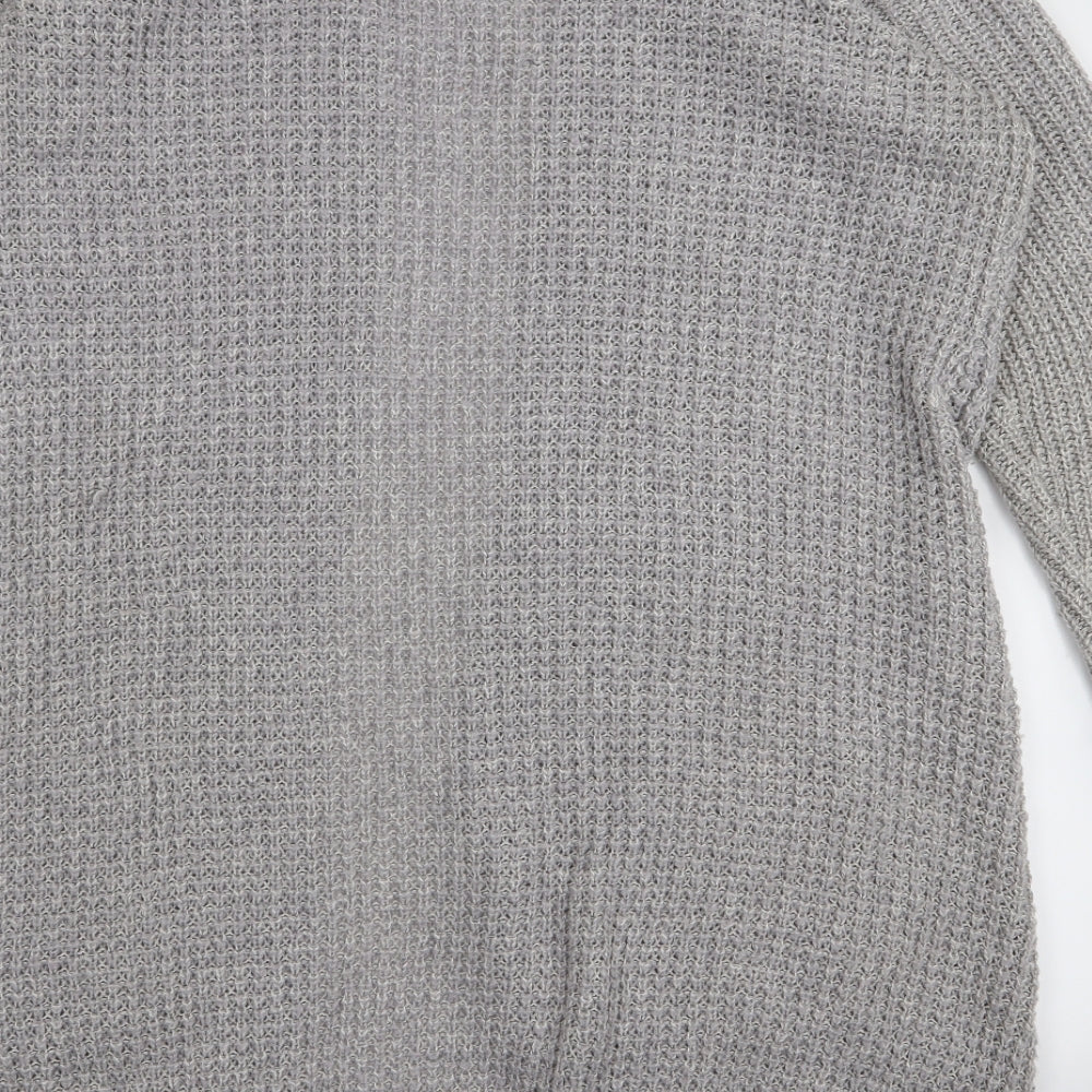 New Look Womens Grey   Cardigan Jumper Size 16