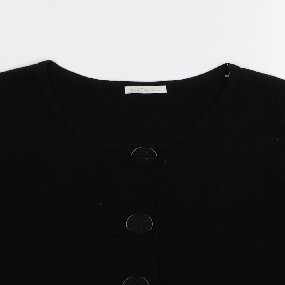 Matalan Womens Black   Cardigan Jumper Size 12