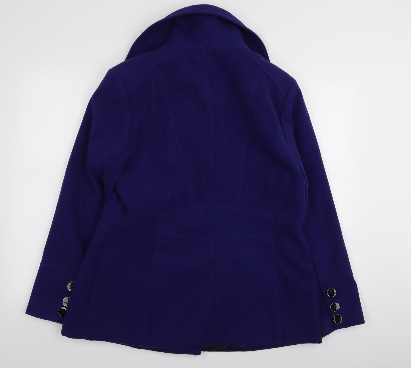 Debenhams Womens Purple   Overcoat Coat Size 16