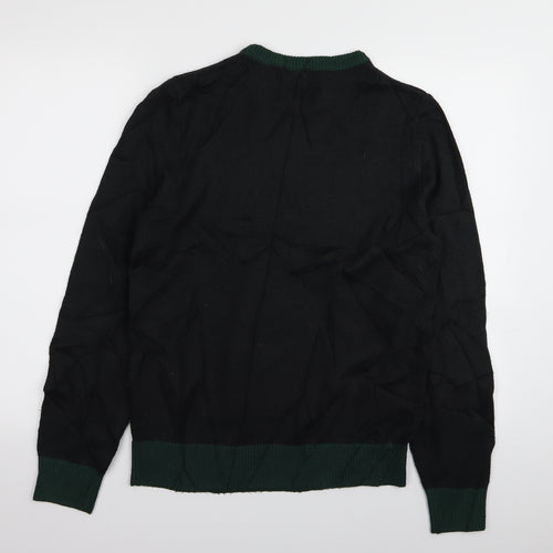 NEXT Mens Black   Pullover Jumper Size M  - christmas