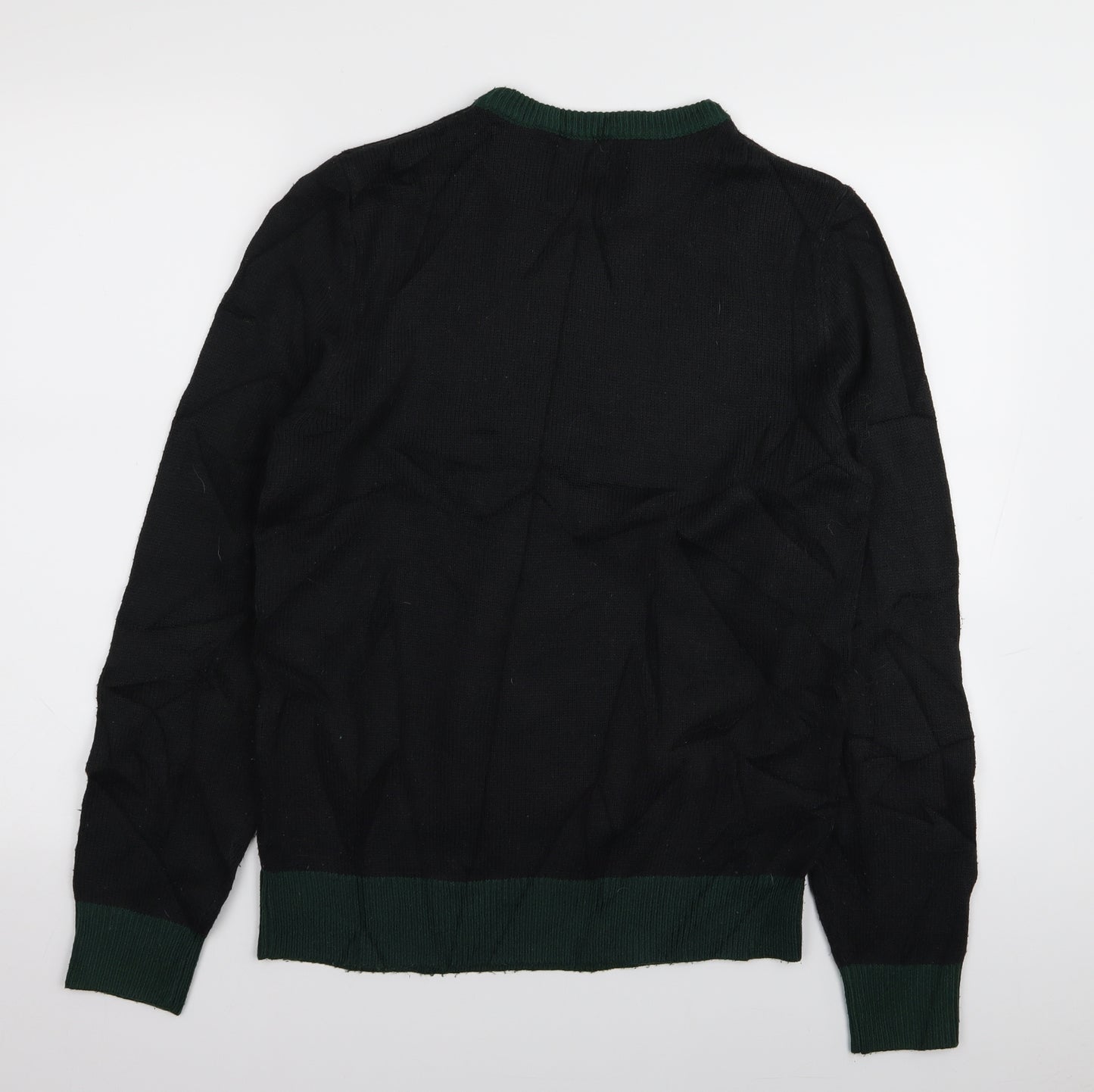 NEXT Mens Black   Pullover Jumper Size M  - christmas