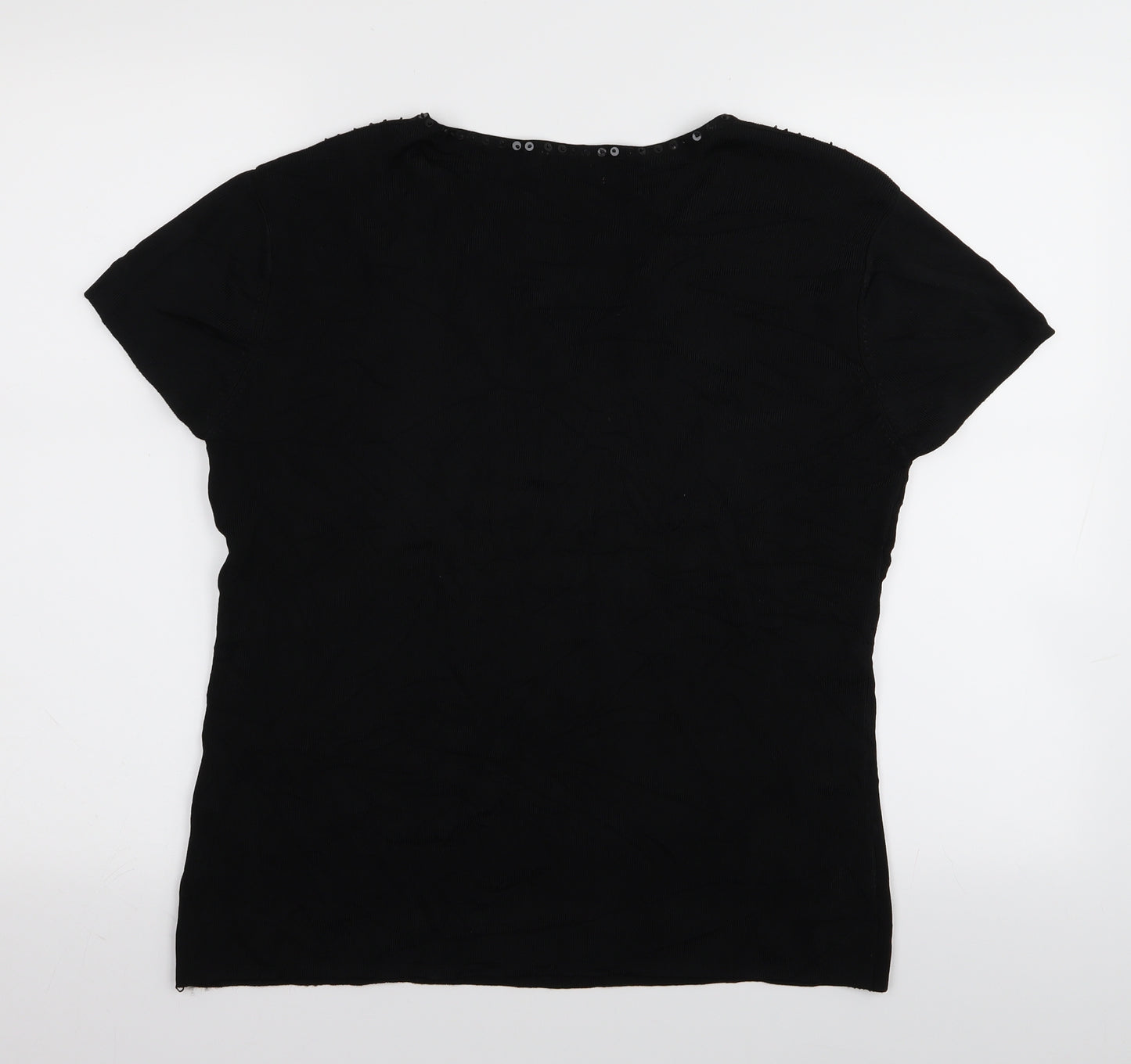 Key West Womens Black   Basic T-Shirt Size XL