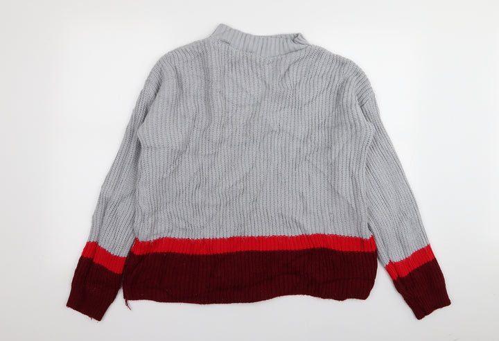 Missguided Womens Multicoloured   Pullover Jumper Size 10