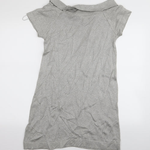 River Island Womens Silver   A-Line  Size 12