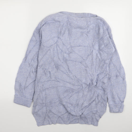 M&S Womens Blue   Pullover Jumper Size S