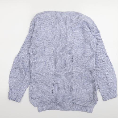 M&S Womens Blue   Pullover Jumper Size S