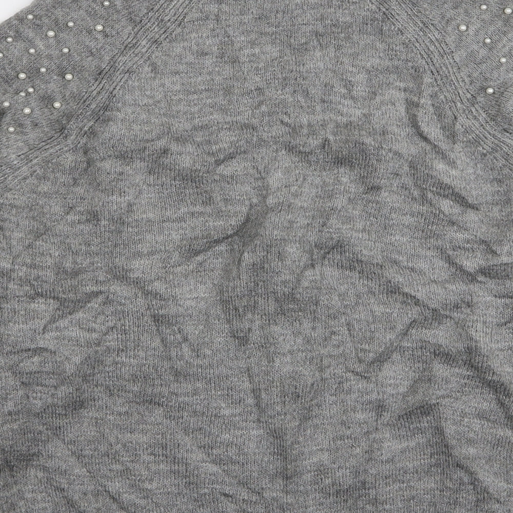 Primark Womens Grey   Pullover Jumper Size 12
