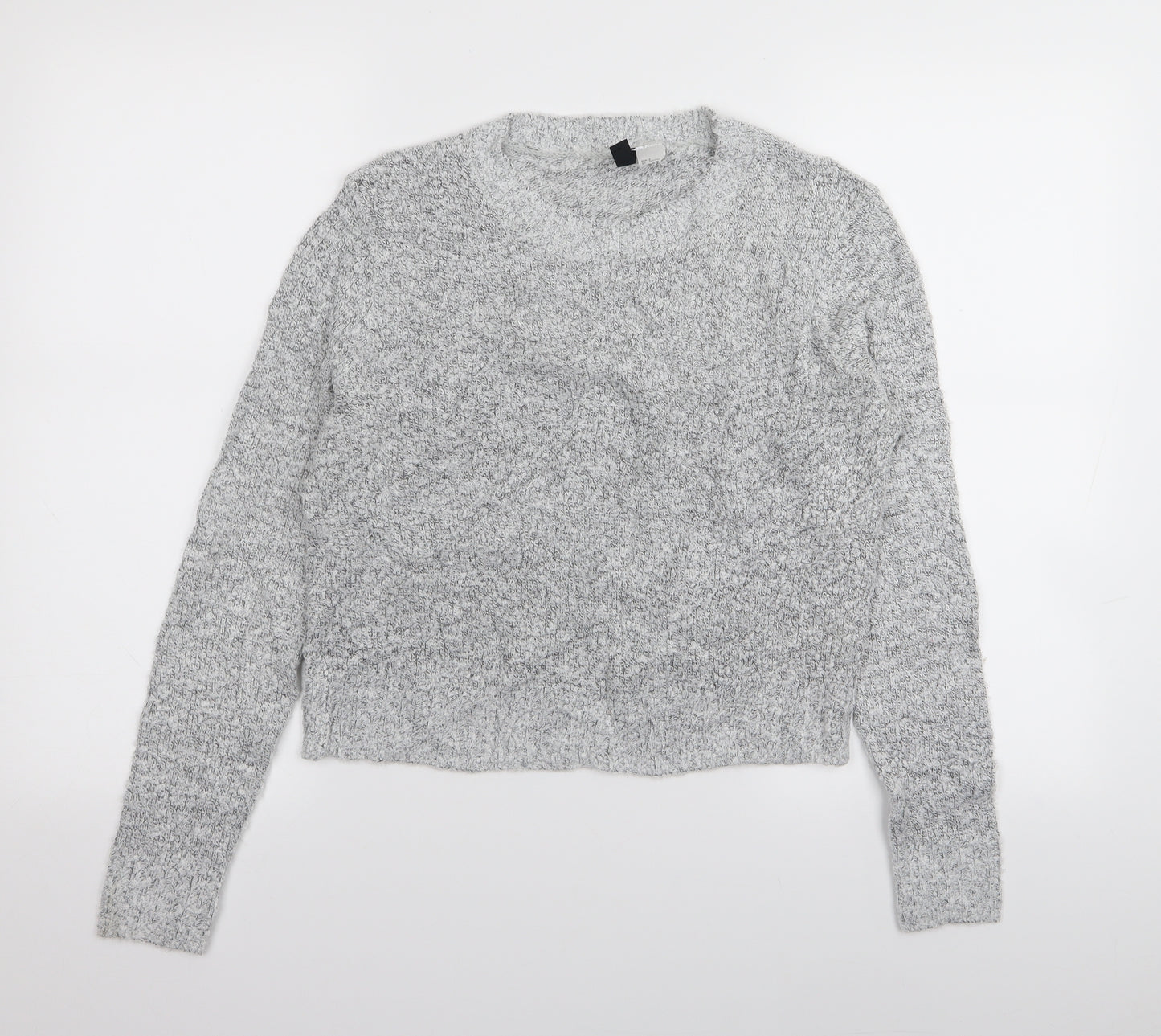 H&M Womens Grey   Pullover Jumper Size S
