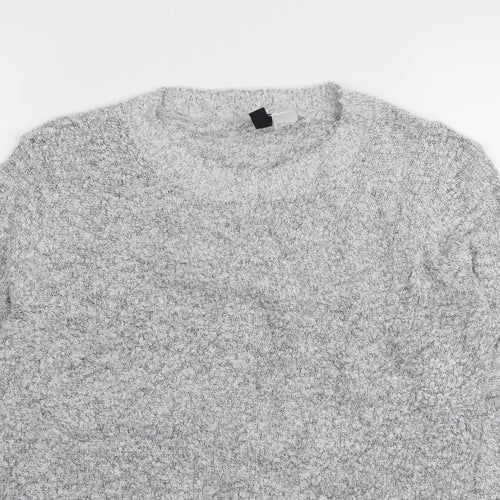 H&M Womens Grey   Pullover Jumper Size S