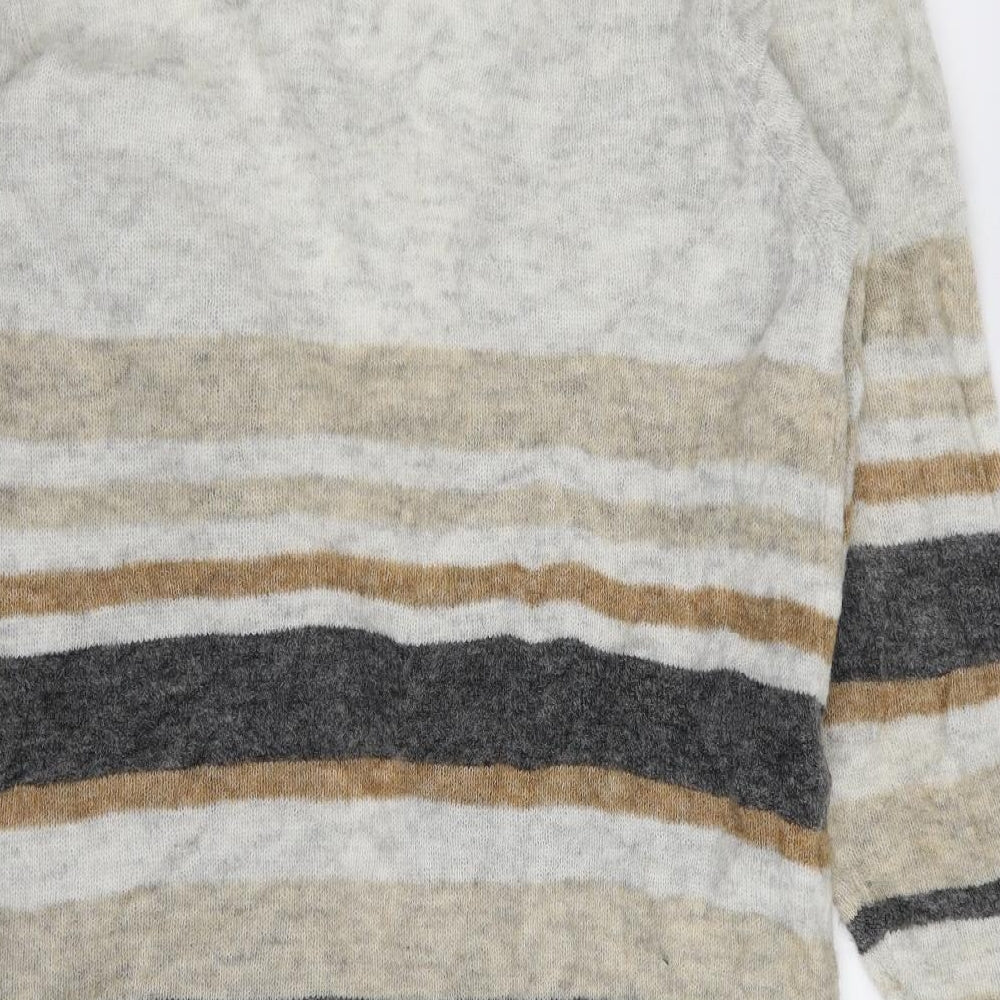 arista Womens Multicoloured Striped  Cardigan Jumper Size 14