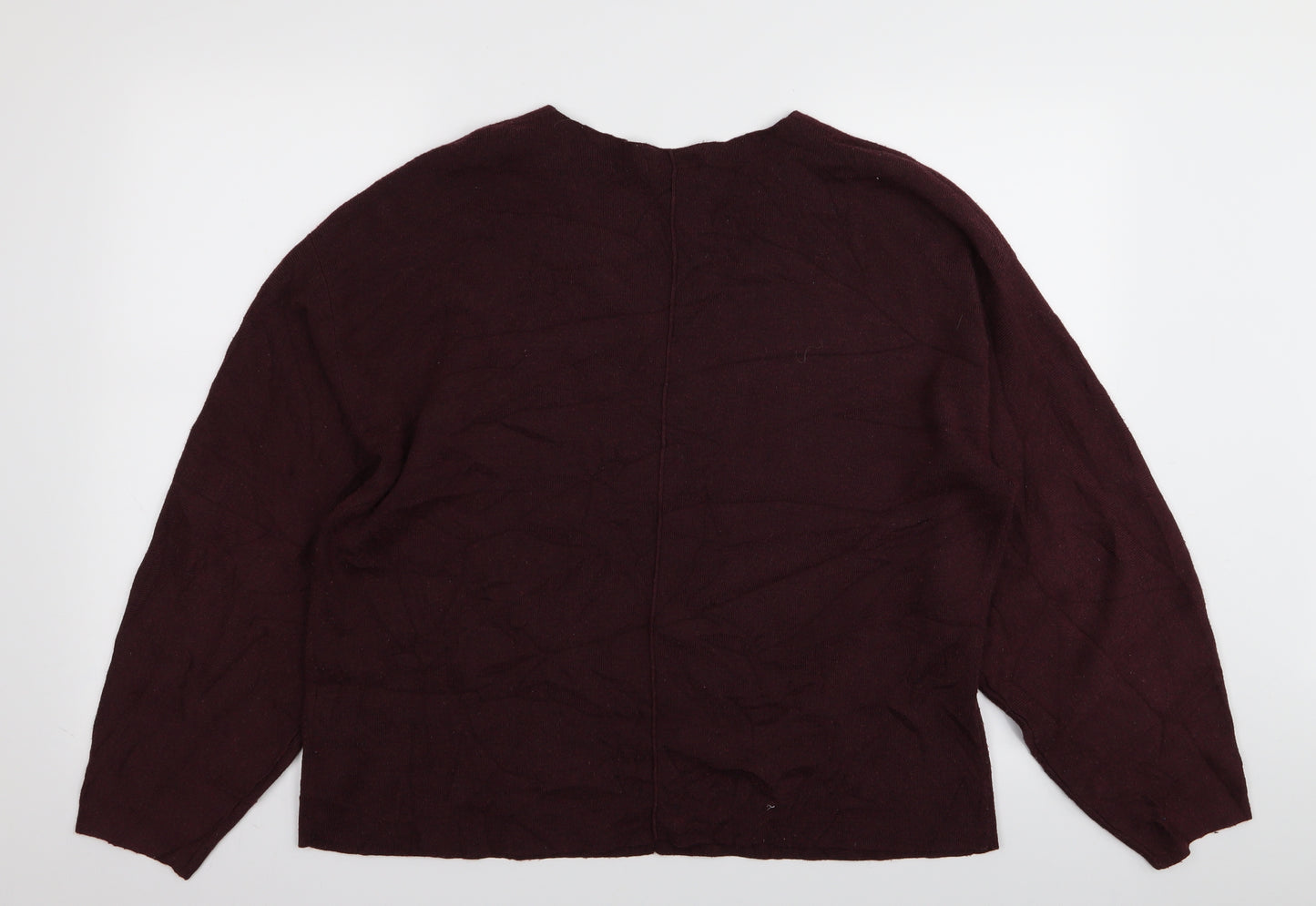 H&M Womens Red   Pullover Jumper Size M