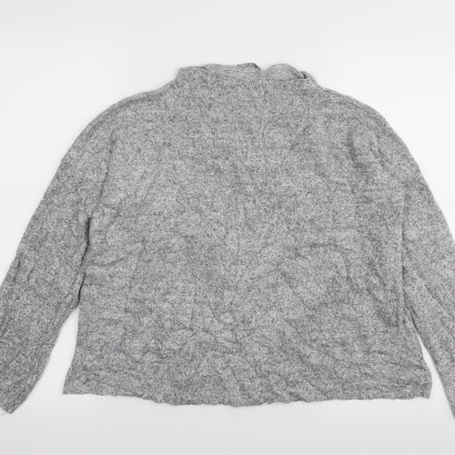 Zara Womens Grey   Pullover Jumper Size S