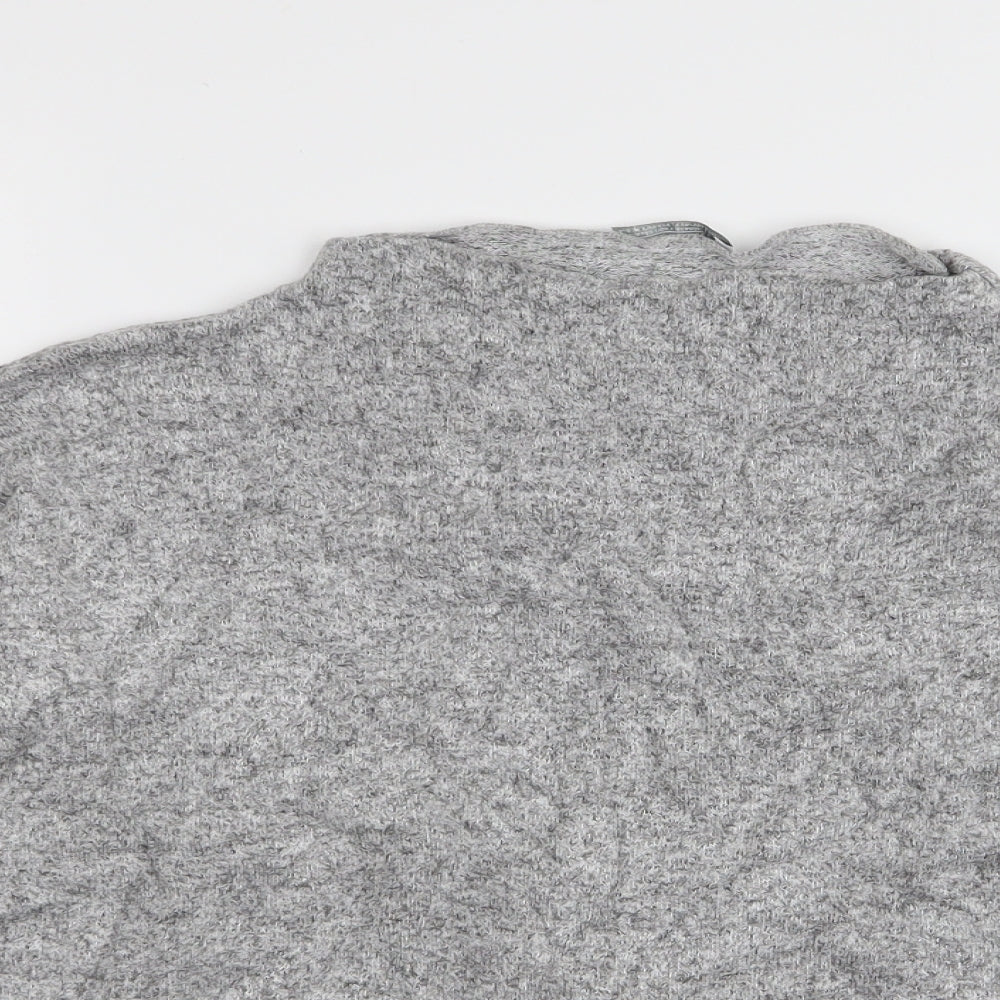 Zara Womens Grey   Pullover Jumper Size S
