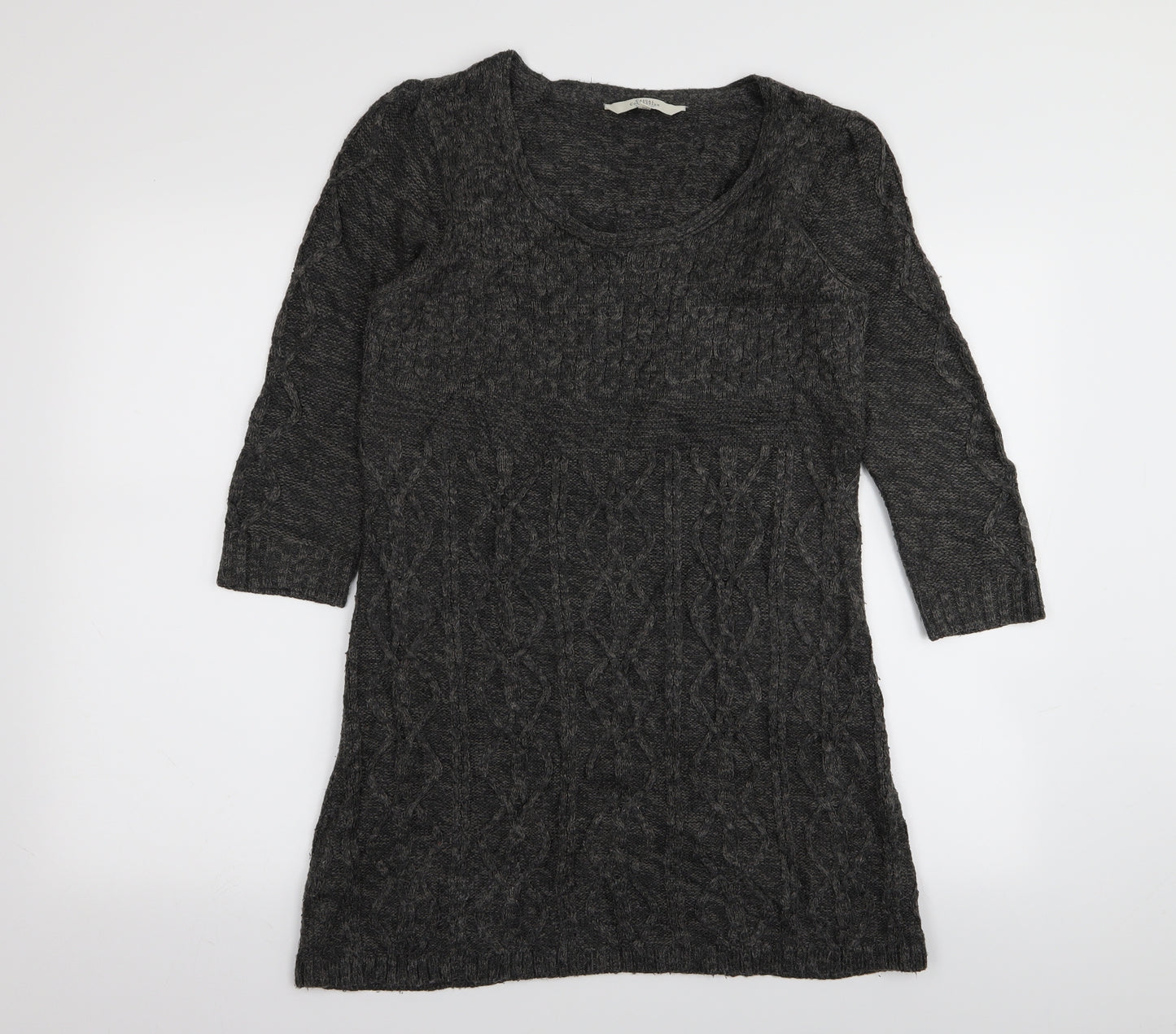 Debenhams Womens Grey   Jumper Dress  Size 12