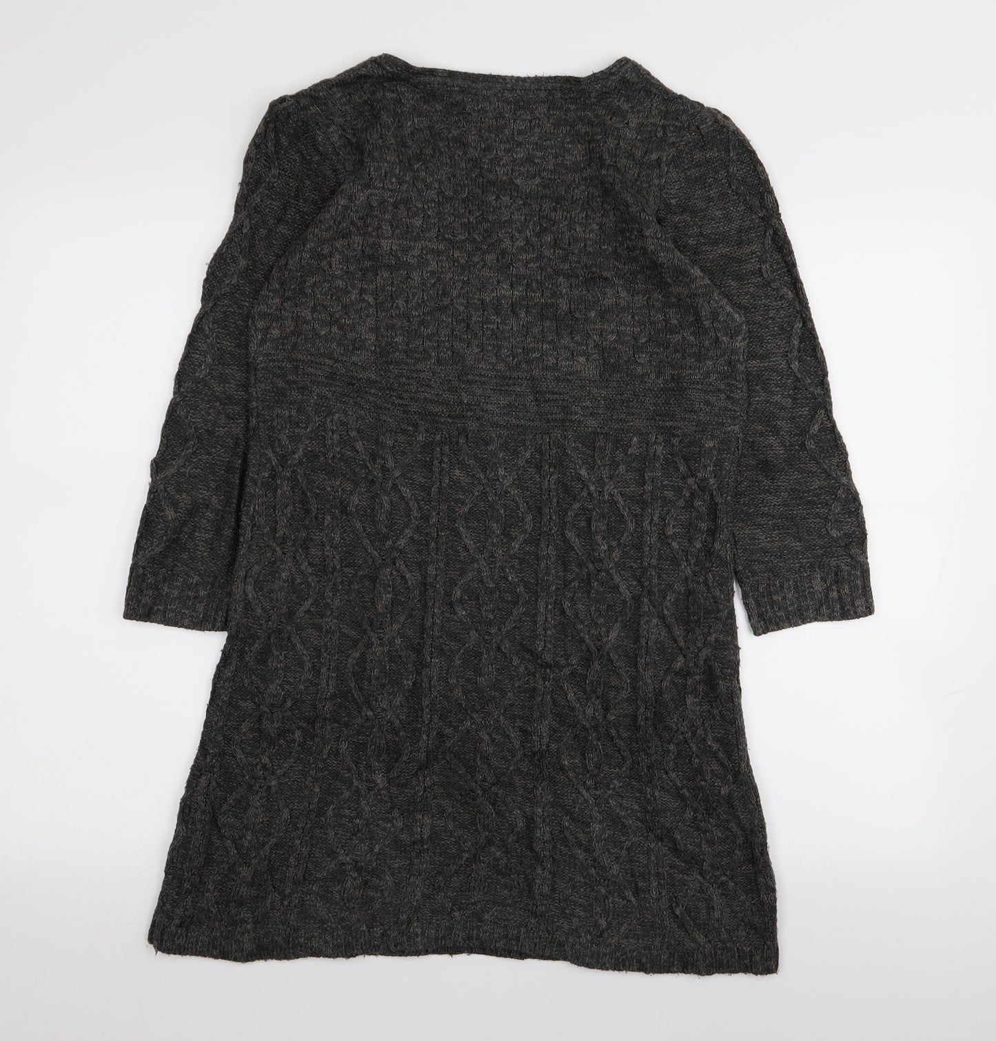 Debenhams Womens Grey   Jumper Dress  Size 12