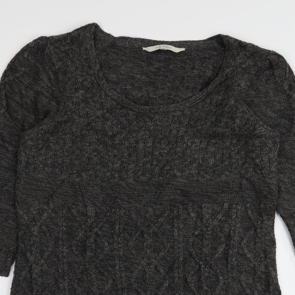 Debenhams Womens Grey   Jumper Dress  Size 12